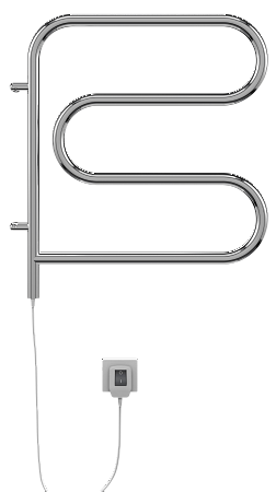 Электро 25 F-обр 600х600 поворотный Полотенцесушитель TERMINUS Якутск - фото 2